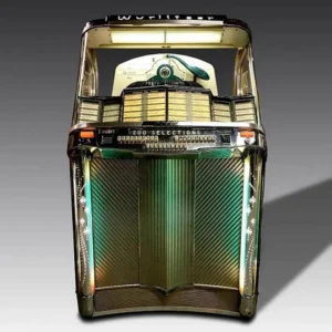 1956 wurlitzer 2000 centennial vinyl jukebox