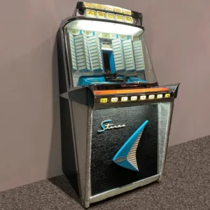 1960 rock ola tempo ii 1485 vinyl jukebox