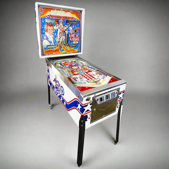 1977-1-evel-knievel-pinball-machine 1977 Evel Knievel Pinball Machine by Bally