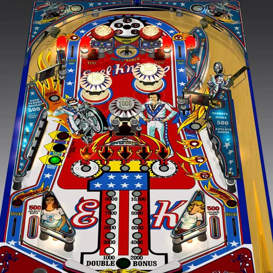 1977-2-evel-knievel-pinball-machine 1977 Evel Knievel Pinball Machine by Bally - Image 2