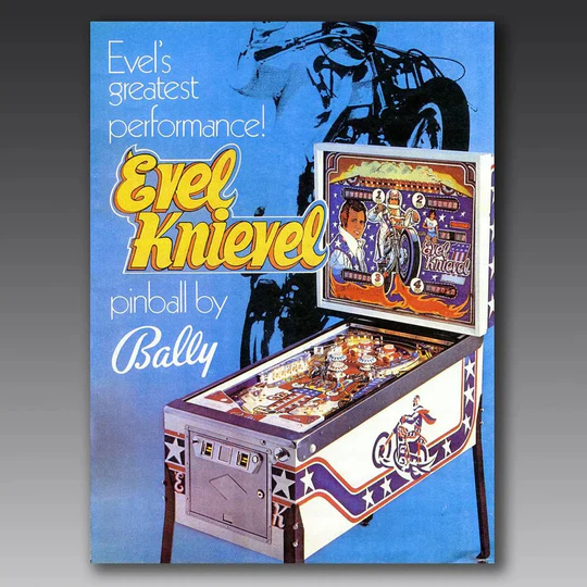 1977-8-evel-knievel-pinball-machine 1977 Evel Knievel Pinball Machine by Bally - Image 5