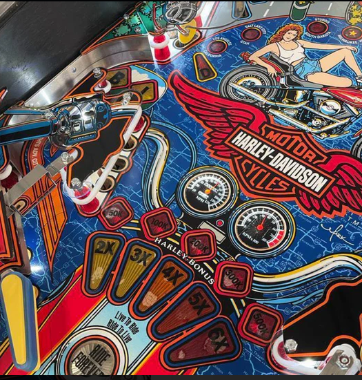 1991-4-Harley-Davidson Pinball Machine 1991 Harley-Davidson Pinball Machine - Image 3