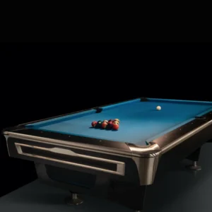 Proline 8ft American Pool Table Mahogany Deluxe
