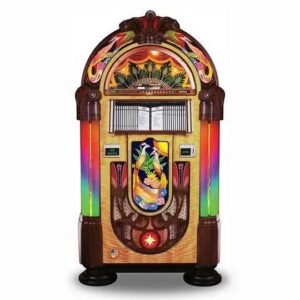 rock ola peacock cd jukebox with bluetooth