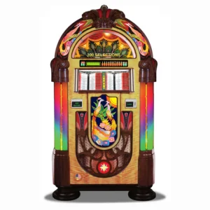 Rock-Ola Peacock Vinyl 45 Bubbler Jukebox with Bluetooth