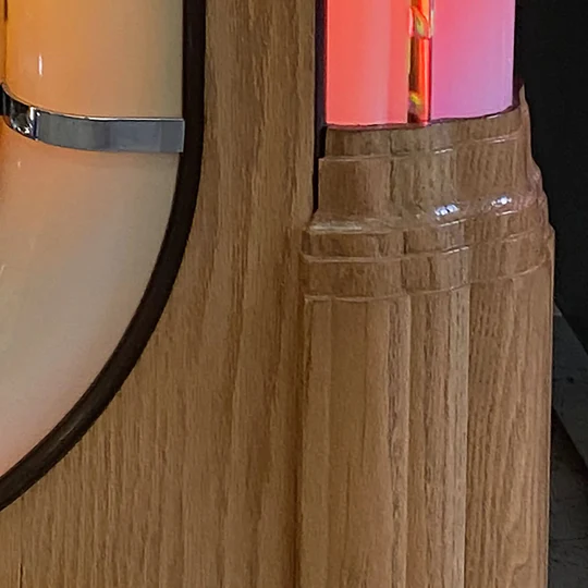 rock ola bubbler cd jukebox in light oak with bluetooth rock ola bubbler cd jukebox in light oak with bluetooth