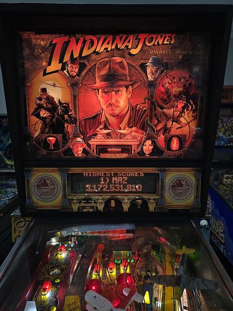 indiana-pinball 1993 Indiana Jones Pinball Machine - Image 3