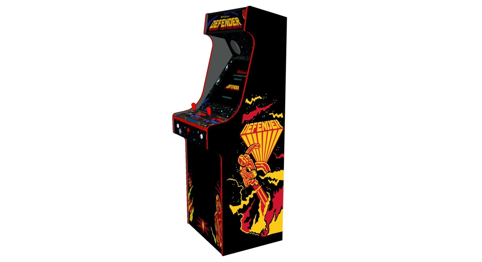 defender retro upright arcade machine, 5000 games, 120w subwoofer, 24 inch defender retro upright arcade machine, 5000 games, 120w subwoofer, 24 inch