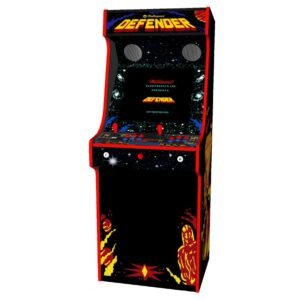 defender retro upright arcade machine, 5000 games, 120w subwoofer, 24 inch