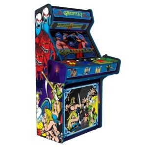 gauntlet upright 4 player arcade machine, 32″ screen, 120w sub, 5000 games