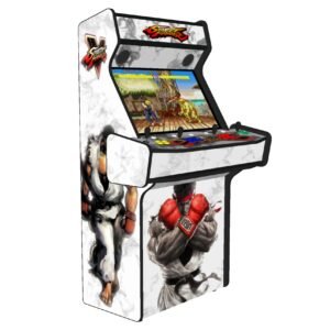 street fighter 5, 4 player arcade machine, 32″ screen, 120w sub, 5000 games