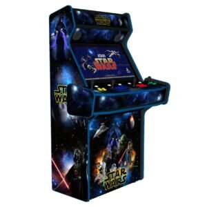 star wars v1 upright 4 player arcade machine, 32″ screen, 120w sub, 5000 games