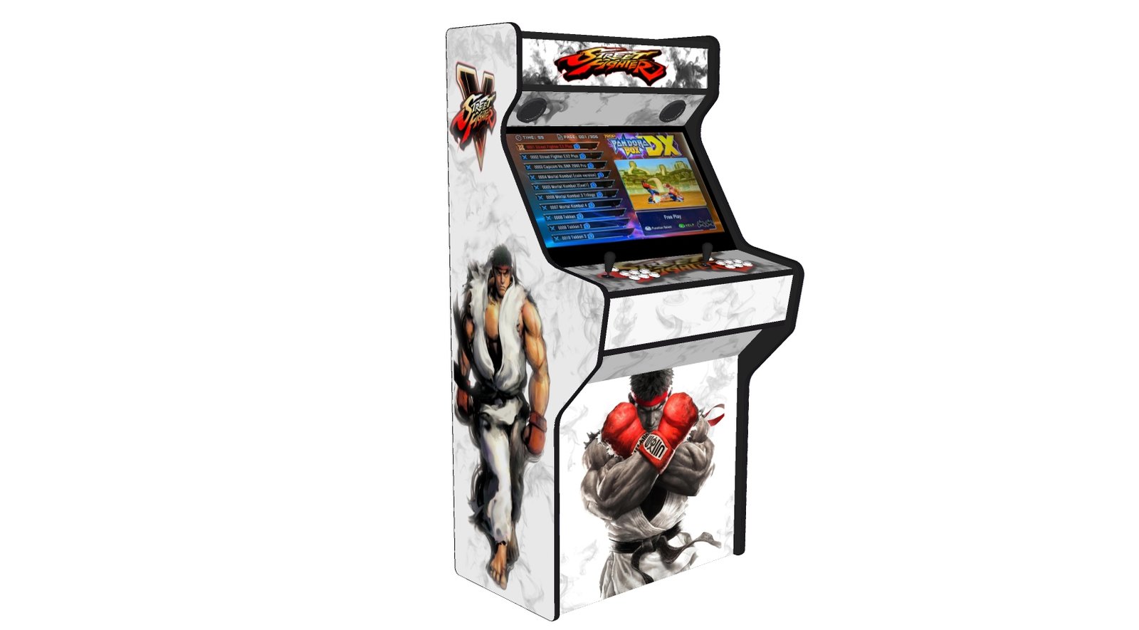 street fighter 5 arcade machine, 3000 games, 32 inch screen, 120w subwoofer street fighter 5 arcade machine, 3000 games, 32 inch screen, 120w subwoofer
