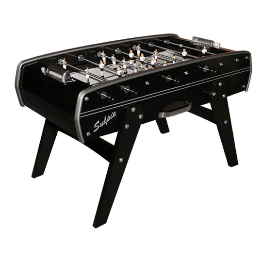 sulpie evolution foosball table black tint with grey trim sulpie evolution foosball table black tint with grey trim