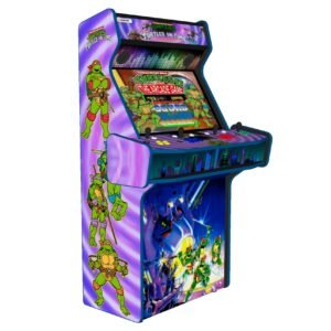 teenage mutant ninja turtles in time tmnt, 4 player upright arcade, 32 inch, 120w sub, 5000 games