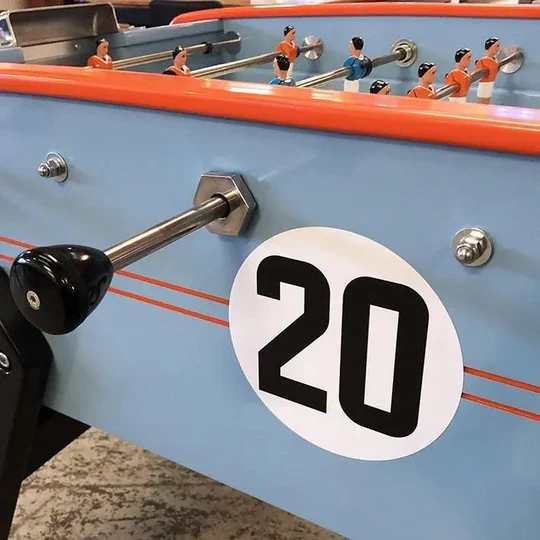 sulpie foosball table in gulf racing livery sulpie foosball table in gulf racing livery