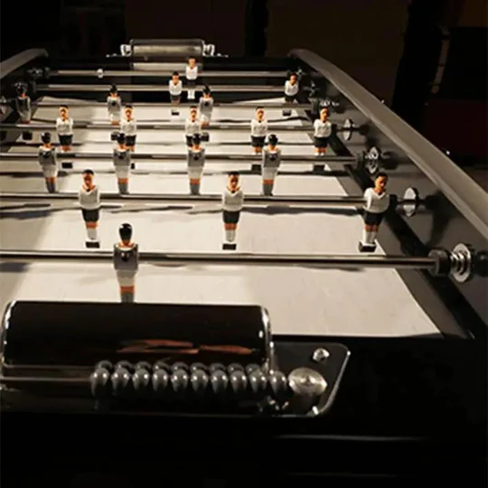 sulpie evolution foosball table black tint with grey trim sulpie evolution foosball table black tint with grey trim